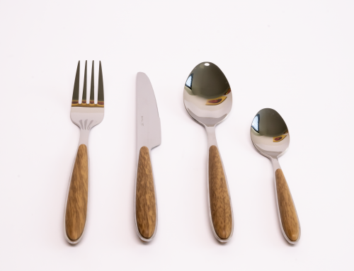 Set lugë, pirunj, thika me dorezë 24 copë Delimano