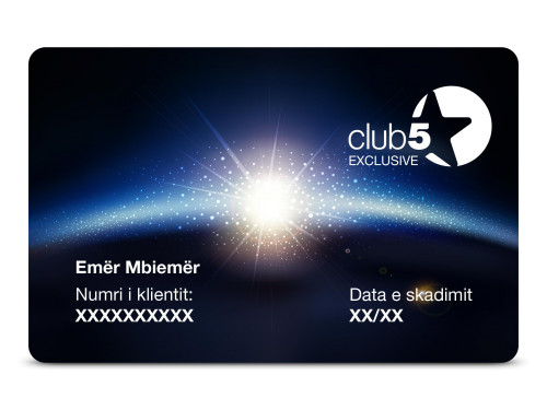 Anëtarësimi Club5 Ekskluziv për 2 Vite Top Shop