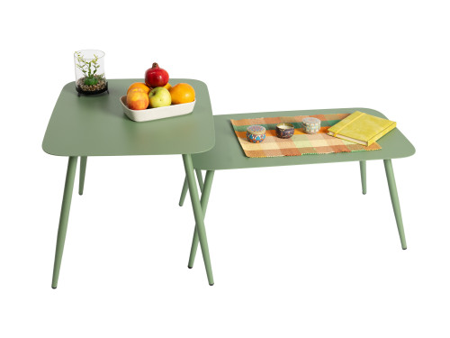 Set me 2 tavolina drejtkendore