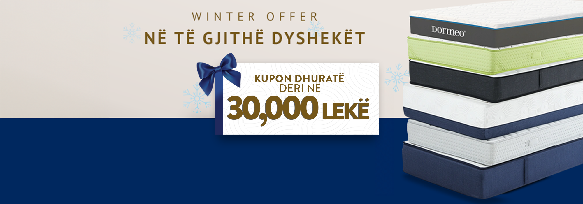 Dyshek Dormeo - Rehati që ndjehet çdo natë!