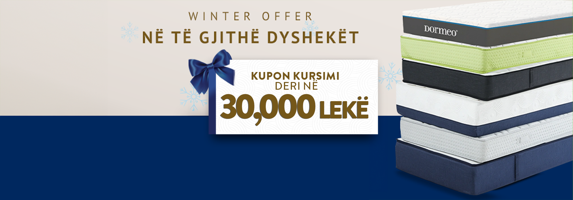 Dyshek Dormeo - Rehati që ndjehet çdo natë!