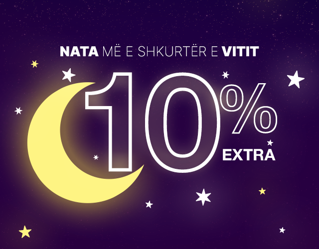 10% ekstra zbritje në çdo blerje