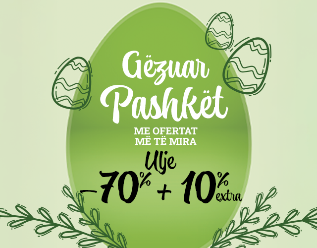 Gëzuar Pashkën me oferta speciale