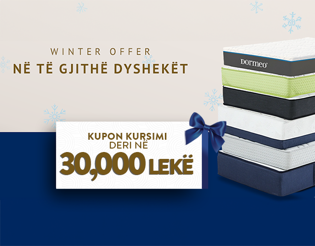 Dyshek Dormeo - Rehati që ndjehet çdo natë!