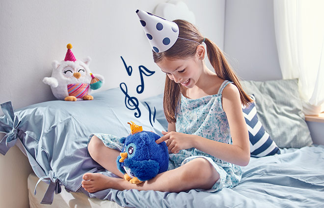 Dormeo Emotion Mini Owl Happy Birthday